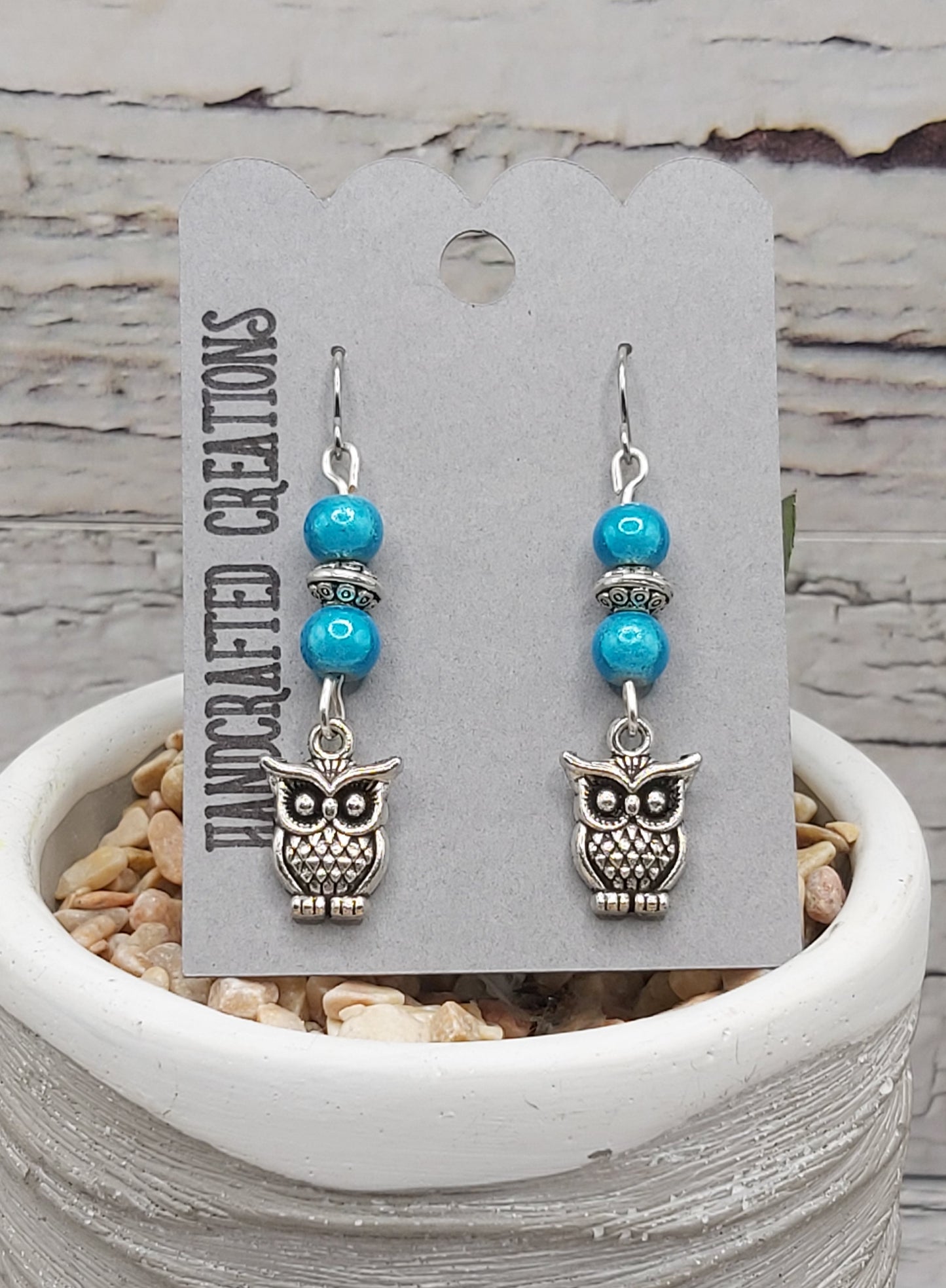 Owl Dangle Earrings